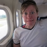 ...and this is how I really felt about the size of the plane.